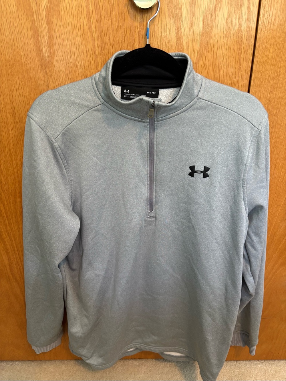 Under Armour Men's Gray Quarter-Zip Performance Pullover